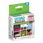 DYMO Original LabelWriter Izturīgās etiķetes | 25mm x 54mm | Baltas polimēra | 160 pašlīmējošas etiķetes | Augstas veiktspējas | LabelWriter etiķešu printeriem