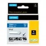 DYMO Rhino Industrial Vinila etiķetes | 19 mm x 5,5 m | Balts drukājums uz zila | Pašlīmējošas | LabelManager un Rhino marķētājiem