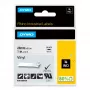 DYMO Rhino industriālās vinila lentes | 24 mm x 5.5 m | Melns uz balta | Pašlīmējošas | LabelManager un Rhino marķētājiem
