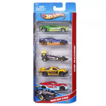 Hot Wheels 5 automašīnu komplekts, dažādas tēmas, 1:64 mērogs