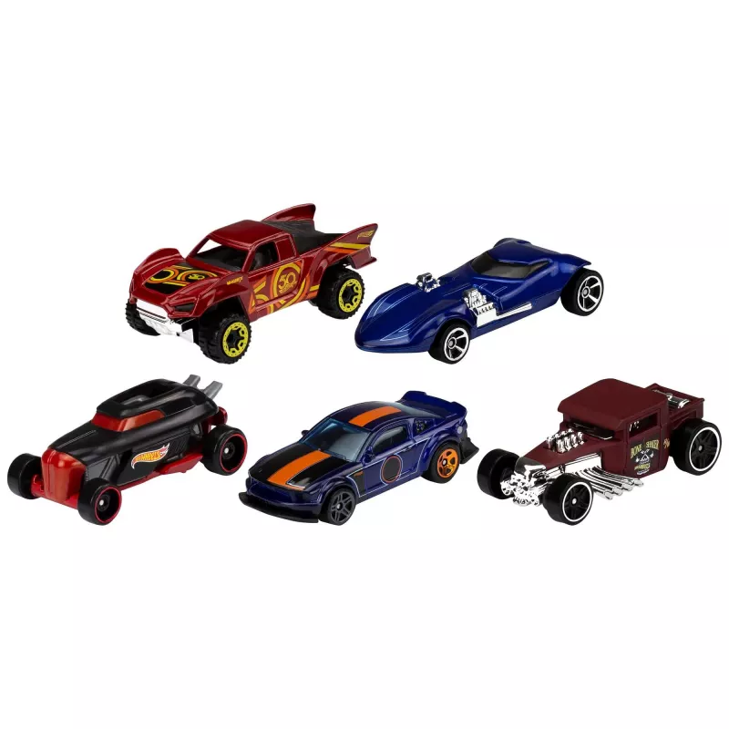 Hot Wheels 5 automašīnu komplekts, dažādas tēmas, 1:64 mērogs