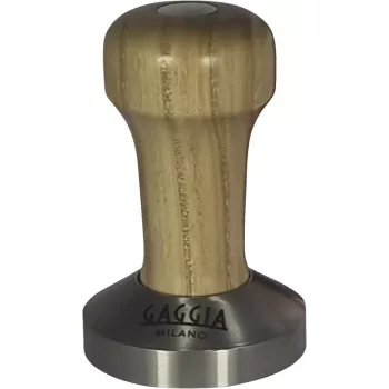 Gaggia RI9145/01 tamperis no nerūsējošā tērauda ar oša koka rokturi, 58 mm