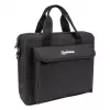 Manhattan London Laptop Soma 12.5 collas, augšējā iekraušana, melna, ZEMAS IZMAKSAS, aksesuāru kabata, noņemama plecu siksna, piezīmjdatora maciņš, trīs gadu garantija