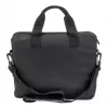 Manhattan London Laptop Soma 12.5 collas, augšējā iekraušana, melna, ZEMAS IZMAKSAS, aksesuāru kabata, noņemama plecu siksna, piezīmjdatora maciņš, trīs gadu garantija