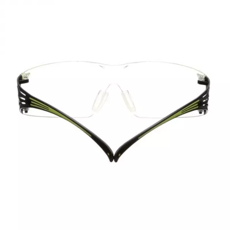 3M SF420AS/AF-EU Aizsargbrilles, Polikarbonāts (PC), Melnas, Zaļas