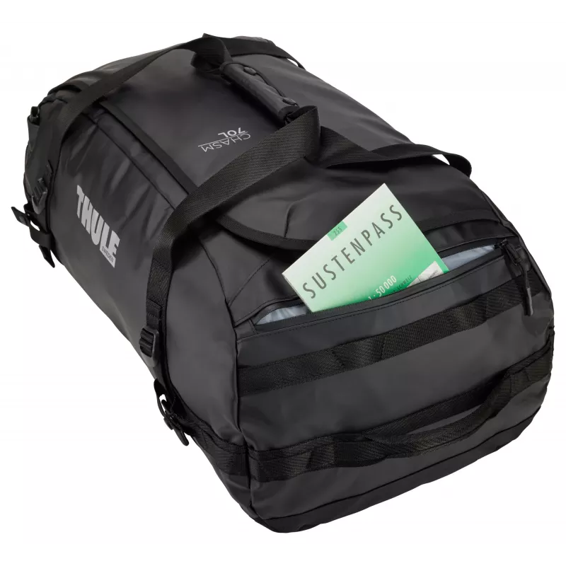 Thule Chasm TDSD303 Melna ceļojumu soma 70 L Poliesters