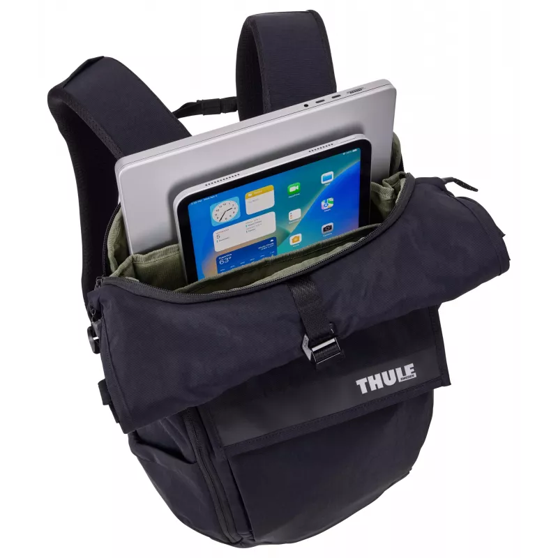 Thule Paramount PARABP3116 Melna mugursoma, ikdienas mugursoma, neilons, poliesters