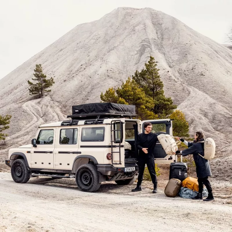 Thule Chasm TDSD302 Deep Khaki ceļojumu soma 40 L, poliesters