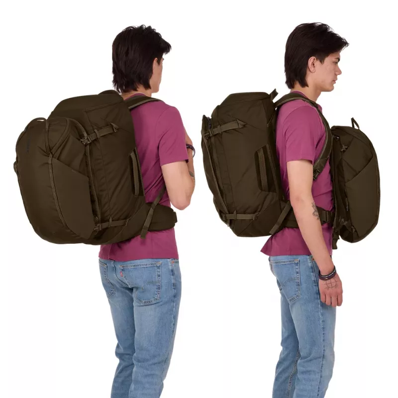Thule TLPM260 Deep Khaki ceļojumu mugursoma, poliesters