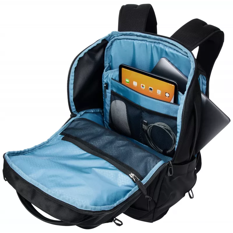 Thule Accent TACBP2216 ceļojumu mugursoma, melna, no pārstrādāta poliestera