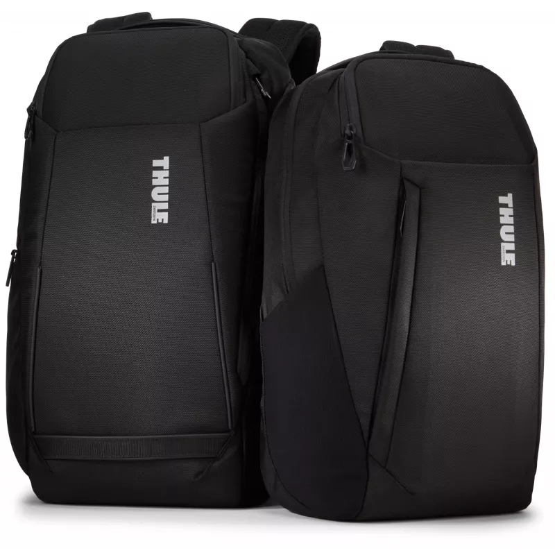 Thule Accent TACBP2216 ceļojumu mugursoma, melna, no pārstrādāta poliestera
