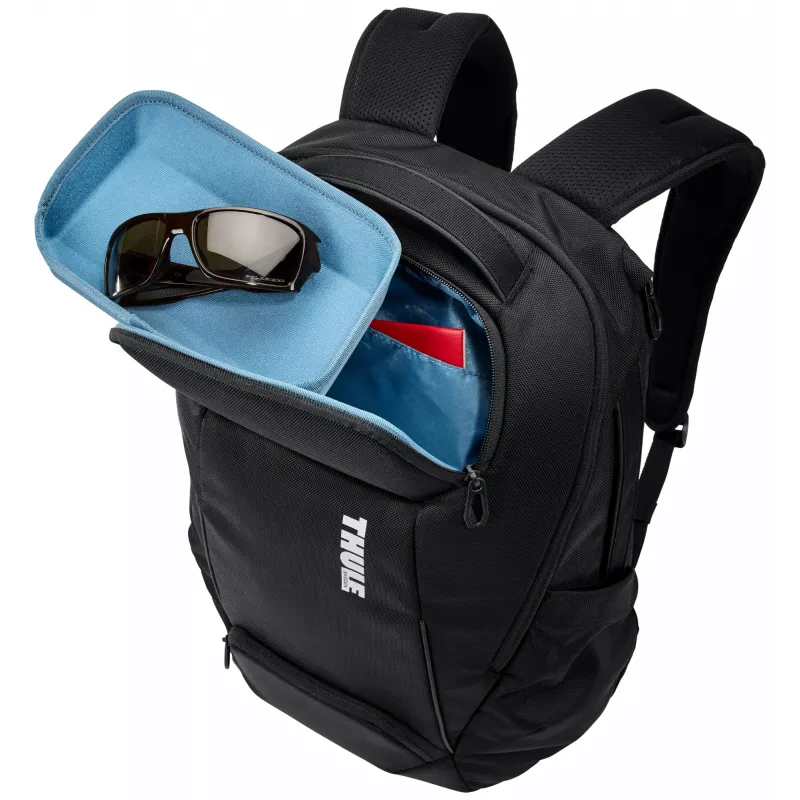 Thule Accent TACBP2216 ceļojumu mugursoma, melna, no pārstrādāta poliestera