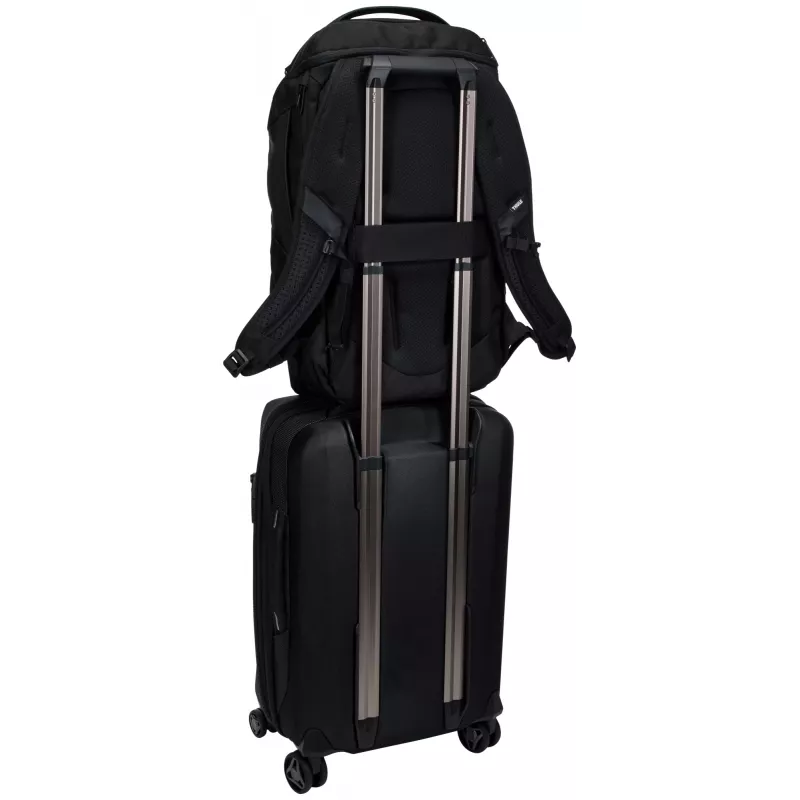 Thule Accent TACBP2216 ceļojumu mugursoma, melna, no pārstrādāta poliestera