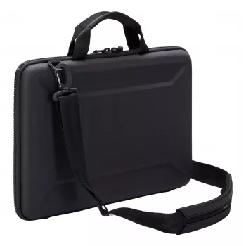 Somas maciņš klēpjdatoram Thule Gauntlet 16 16 collu MacBook, melns, pastiprināta odere un aizsargrāvējslēdzējs