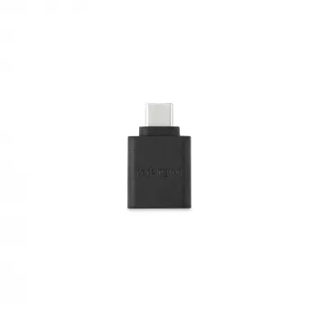 Kensington CA1010 USB-C uz USB-A M/F adapteris, USB-C, USB-A, Melns