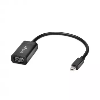 Kensington VM1000 Mini DisplayPort uz VGA adapteris, 0.14 m, Mini DisplayPort 1.2, VGA, vīriešu, sieviešu, 1920 x 1080 pikseļi