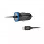 Kensington PowerBolt™ 2.4 Auto Lādētājs — Melns, Ar Lightning Kabeli, 1 m