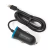 Kensington PowerBolt™ 2.4 Auto Lādētājs — Melns, Ar Lightning Kabeli, 1 m