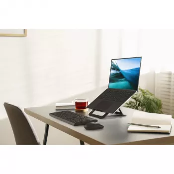 Kensington EQ regulējams alumīnija klēpjdatora statīvs, melns, alumīnijs, 25.4 cm (10 inch) – 43.2 cm (17 inch), 3 kg