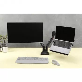 Kensington universāls klēpjdatora turētājs monitora rokas stiprinājumam, 4.5 kg, melns