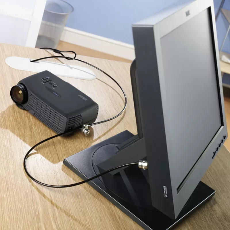 Kensington MicroSaver® Keyed Twin Laptop Lock, 2.2 m, apaļa atslēga, tērauds