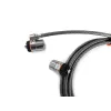 Kensington MicroSaver® Keyed Twin Laptop Lock, 2.2 m, apaļa atslēga, tērauds