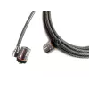 Kensington MicroSaver® Keyed Twin Laptop Lock, 2.2 m, apaļa atslēga, tērauds