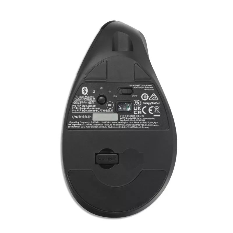 Pele Kensington Pro Fit Ergo MY630 EQ RF Bluetooth USB Type-A