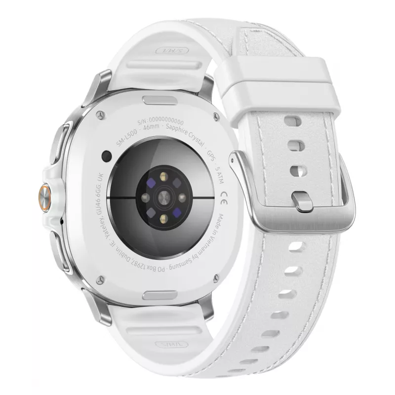 Samsung Galaxy Watch 8 Classic 3.3 cm (1,3 collu) AMOLED 46 mm Digital 438 x 438 pikseļi Skārienekrāns Sudraba Wi-Fi GPS (satelīts)