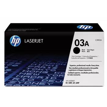 HP 03A Black Original LaserJet kasetne C3903A (melna, 4000 lpp.)
