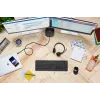 HP UC Wireless Duo Bezvadu Austiņas, Birojs/Zvanu centrs, 310 g, Melnas