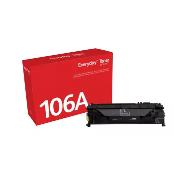 Everyday™ Black Toner no Xerox, saderīgs ar HP 106A (W1106A), standarta ietilpība