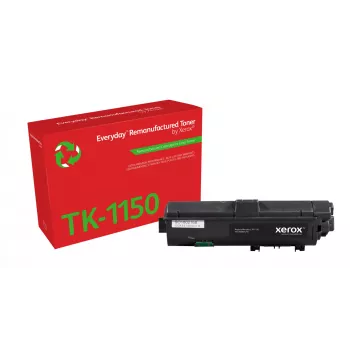 Everyday™ Black Remanufactured Toner by Xerox, saderīgs ar Kyocera TK-1150, standarta ietilpība