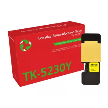 Xerox Everyday™ Yellow Remanufactured Toner, saderīgs ar Kyocera TK-5230Y, standarta ietilpība