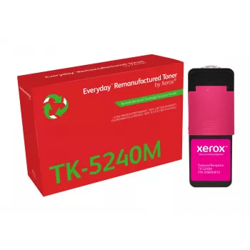Everyday™ Magenta Remanufactured Toner no Xerox, saderīgs ar Kyocera TK-5240M, standarta ietilpība