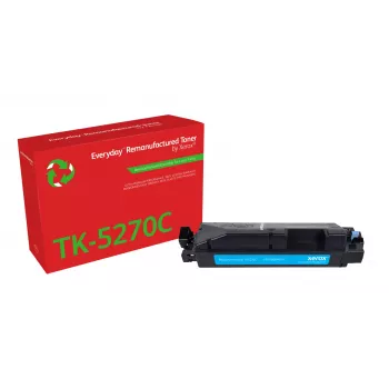 Everyday™ Cyan Remanufactured Toner no Xerox, saderīgs ar Kyocera TK-5270C, standarta ietilpība