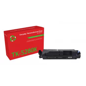 Xerox Everyday™ Black Remanufactured Toner saderīgs ar Kyocera TK-5280K, standarta ietilpība
