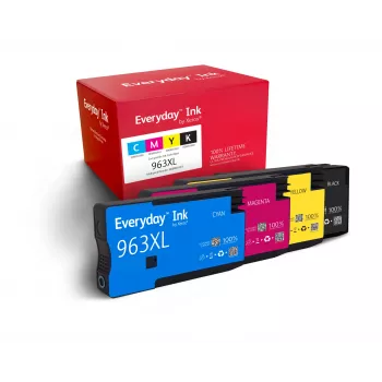 Everyday™ Multipack Tinte no Xerox saderīga ar HP HP963XL (HP963XL MULTIPACK), Augstas ietilpības