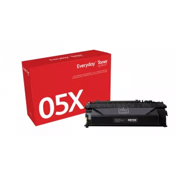 Xerox Everyday™ Black Toner saderīgs ar HP 05X (CE505X), augstas ietilpības