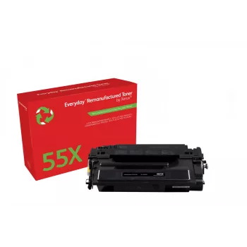 Everyday™ Mono Pārstrādāts Toneris no Xerox saderīgs ar HP 55X (CE255X), Augstas ietilpības