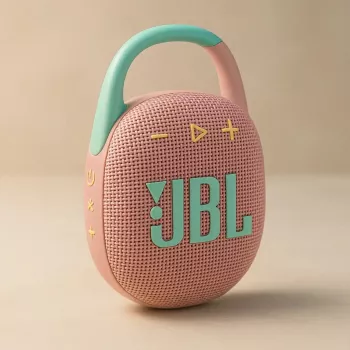 Pārnēsājams skaļrunis JBL Clip 5 Piparmētru (JBLCLIP5PINK)