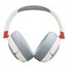 JBL Junior 470NC Bezvadu Austiņas Ar Trokšņu Slāpēšanu, Gaiši Pelēka/Balta