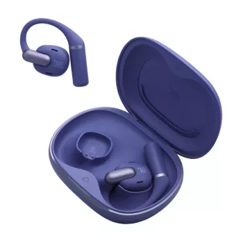 Austiņas JBL Sense Pro TWS, aizauss stiprinājums, Bluetooth, USB-C uzlādes statīvs, 20–40000 Hz, zila, 95.2 g