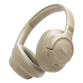 Austiņas JBL Tune 730BT bezvadu Bluetooth supra-aural, 20–20000 Hz, 218,2 g, bēšs