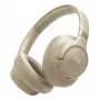 Austiņas JBL Tune 730BT bezvadu Bluetooth supra-aural, 20–20000 Hz, 218,2 g, bēšs