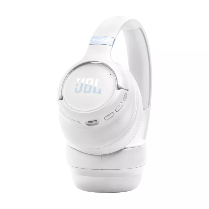 JBL Tune 780NC Bezvadu un vadu austiņas ar ANC, balta