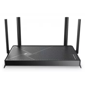 Galda maršrutētājs TP-Link EB210 Pro — Divu joslu 2.4/5 GHz, Wi‑Fi 7 (802.11be), 2.5 Gigabit Ethernet, 5 LAN porti, USB, Melns