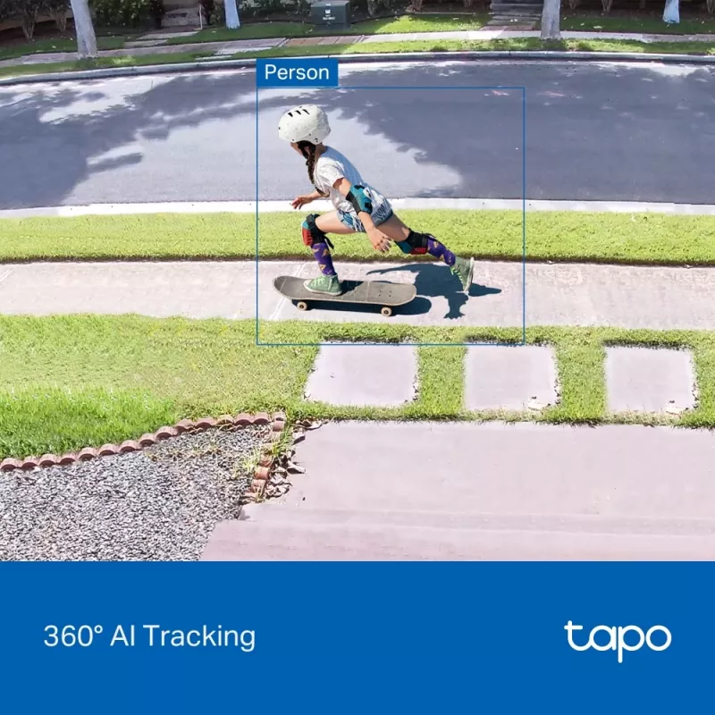 TP-Link Tapo TC46 drošības kamera, IP, 4K, iekštelpām/ārtelpām, Wi-Fi 6, 18x digitālais tālummaiņa