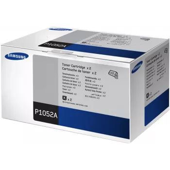 Samsung MLT-P1052A 2-pakete augstas ražības melnā tonera kasetnes, 5000 lappuses, Melns, 2 gab.