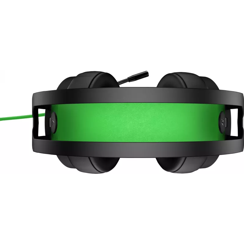 HP Pavilion Gaming Headset 600, vadu, spēļu austiņas, 360 g, melnas ar zaļu